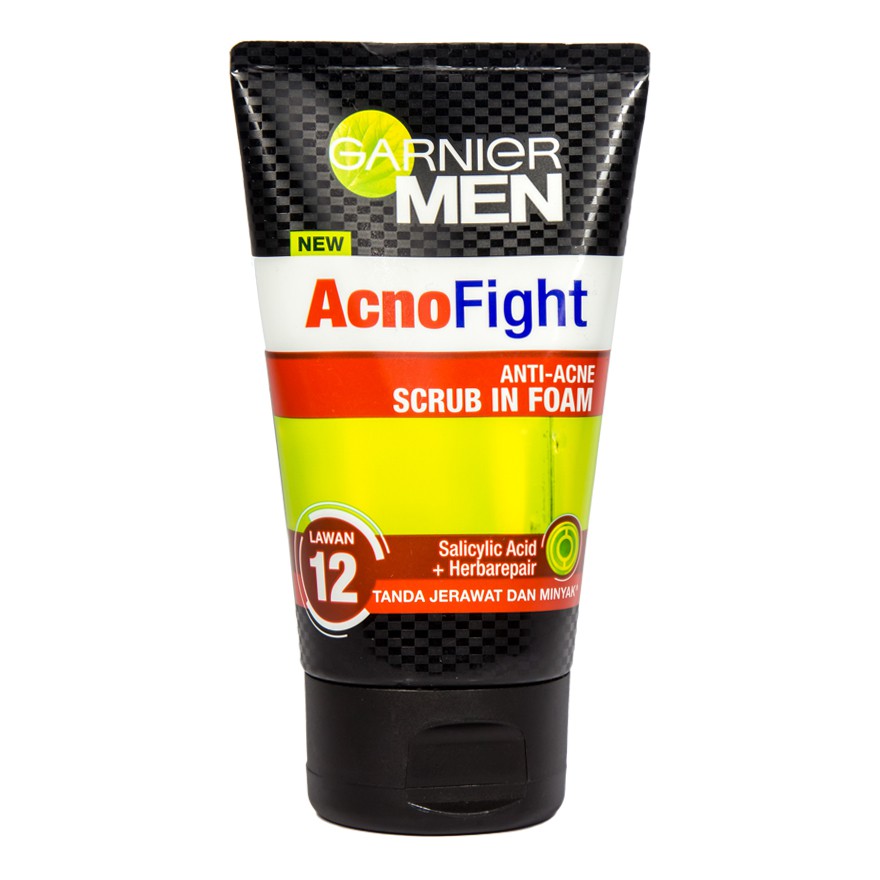 Garnier Men Acno Fight Anti Acne Foam 100ml - Gambar 3
