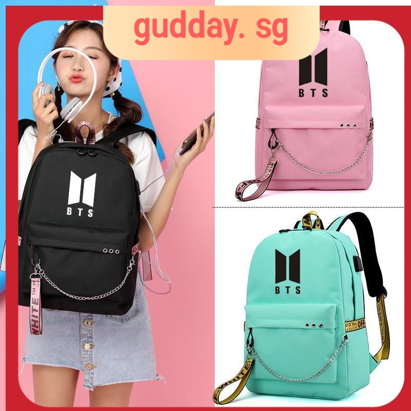 BTS JUNGKOOK Backpacks for school and college girls Pack Of 1PC