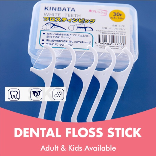 Disposable Dental Floss Picks Dental Floss Stick Tooth Care Floss Oral Care Shopee Singapore