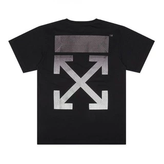off white tee black