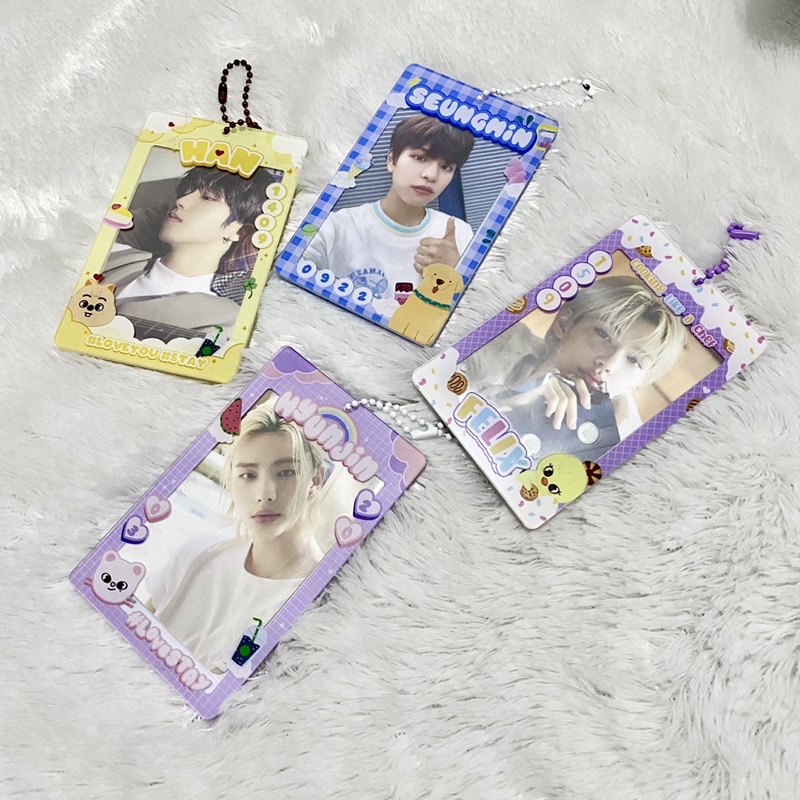 Purple Black Photocard Holder