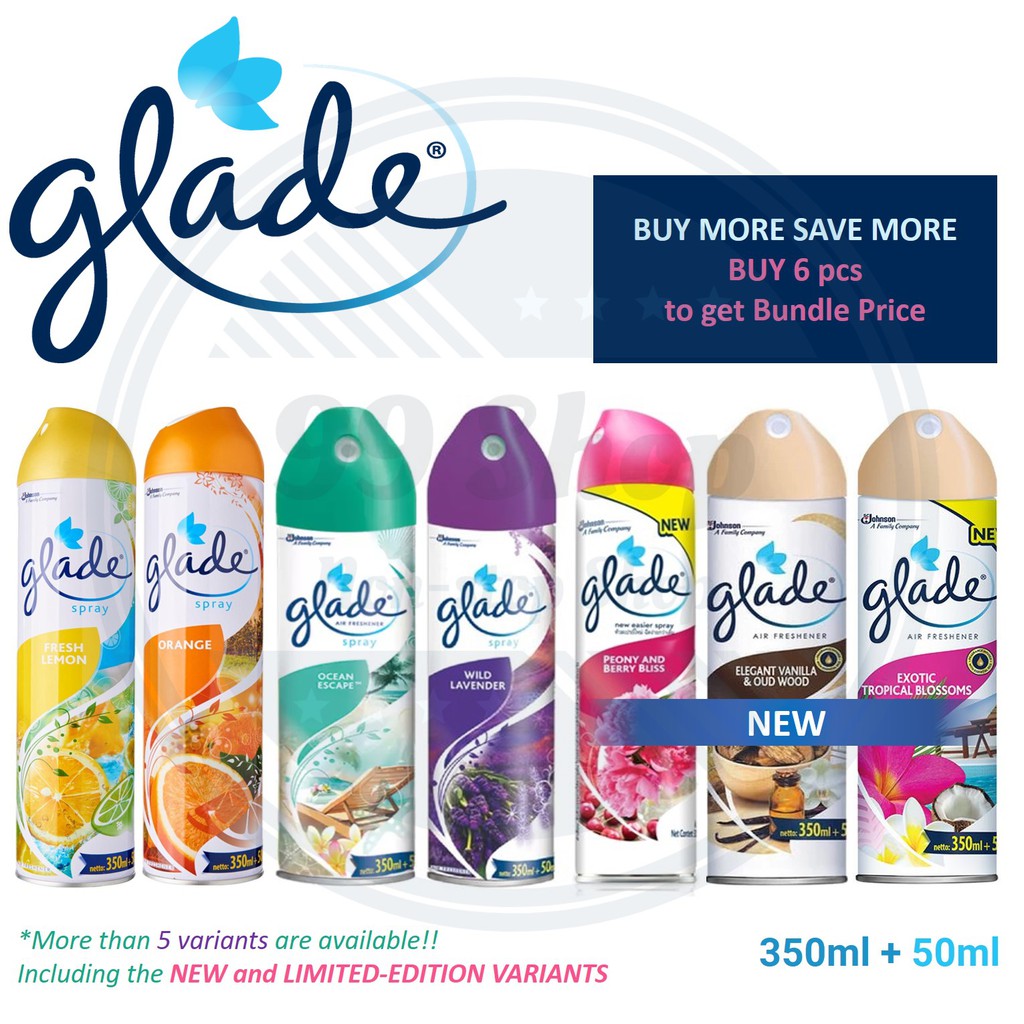 Glade Air Freshener Spray Multiple Variants Available Vanilla Oud, BUY