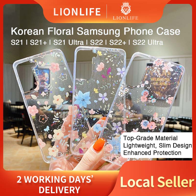 [SG] Korean Floral Samsung Phone Case S21 | S21+ | S21 Ultra | S22 | S22+ | S22 Ultra Cute Flower Pattern