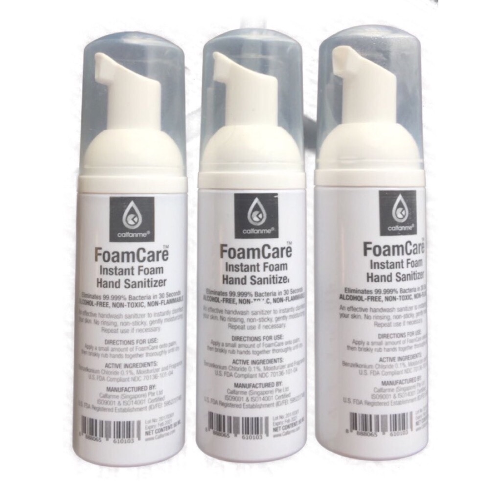FOAMCARE™ Antibacterial Instant Foam Hand Sanitizer, Bundle of 3 x 70ml ...