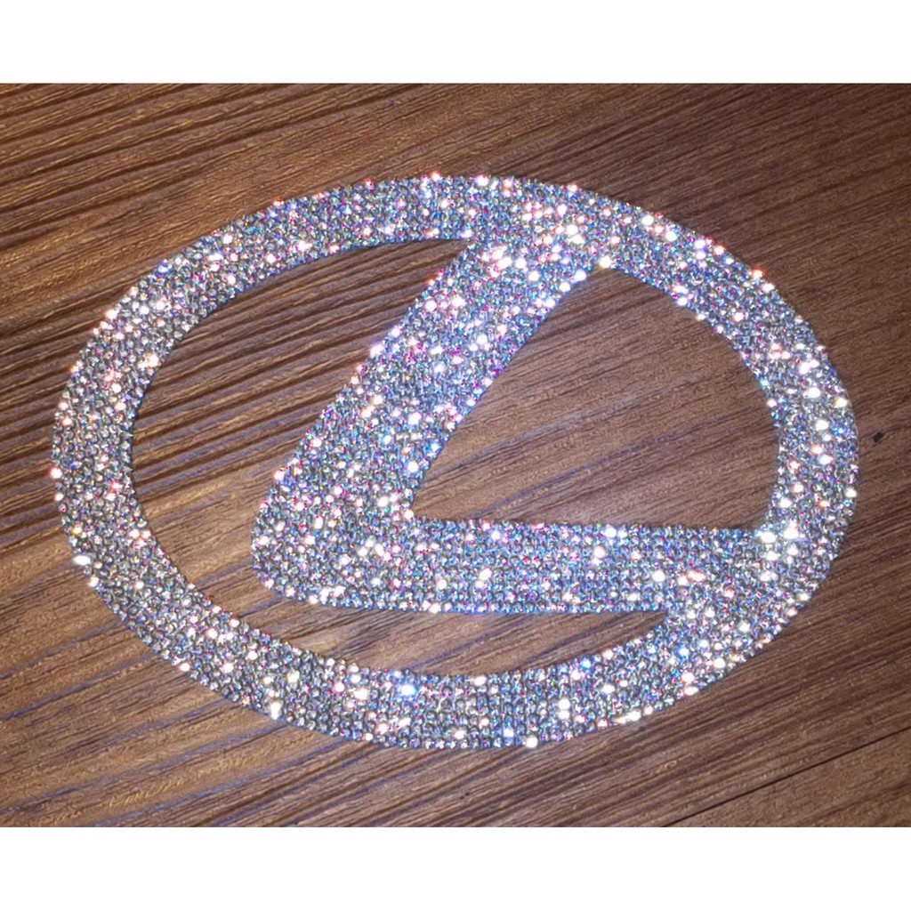 Lexus Emblem Logo Bling Bejeweled Diamond Crystal Car Emblem Shopee