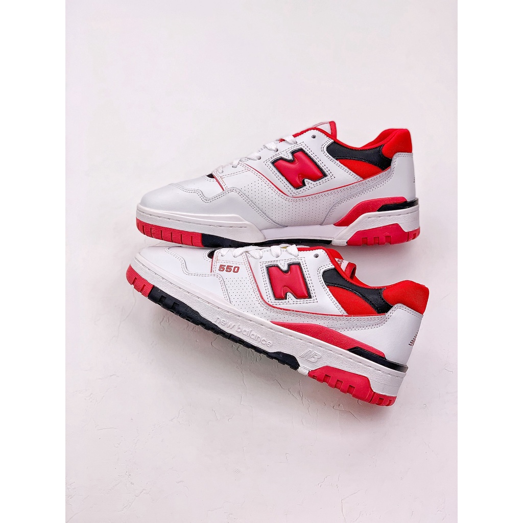 New Balance 550 BB550SE1 Red White Black walking shoes training shoes