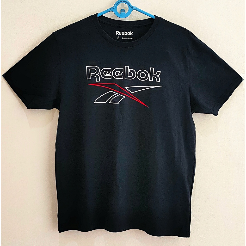 Reebok black clearance t shirt