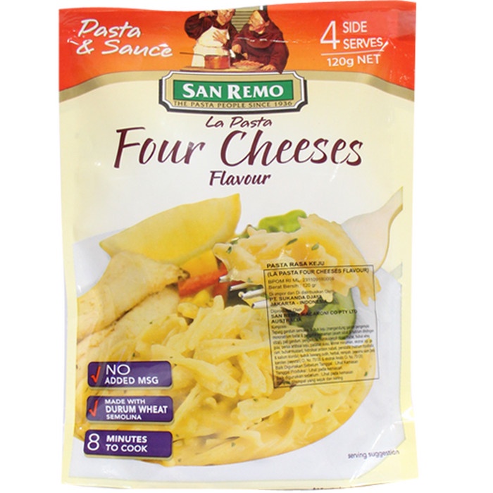 San Remo La Pasta Four C 120 Gr