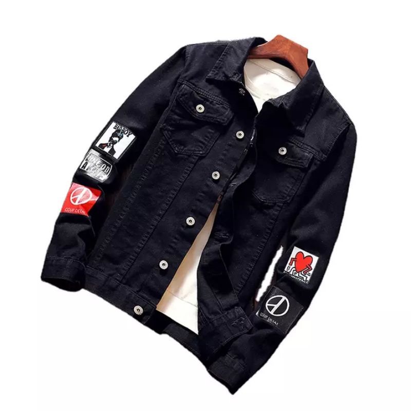 Mens jeans jacket on sale sale