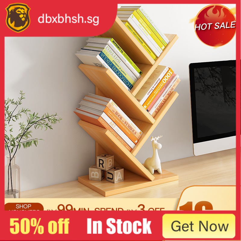 Modern bookshelf desktop bookshelf 3 Tier / 5 tier tree shape table top