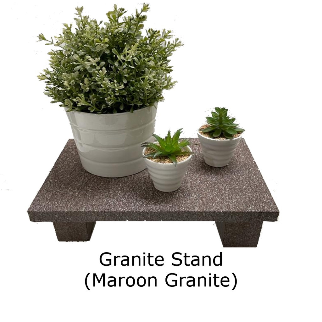 Granite Stone Support set with 2 stands | Shopee Singapore