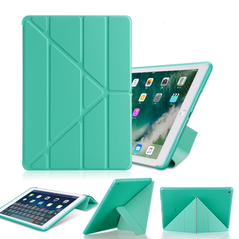 iPad Air 1 2 Pro 9.7 2016 PU Leather Cover+TPU Soft Case iPad 5 6 Smart