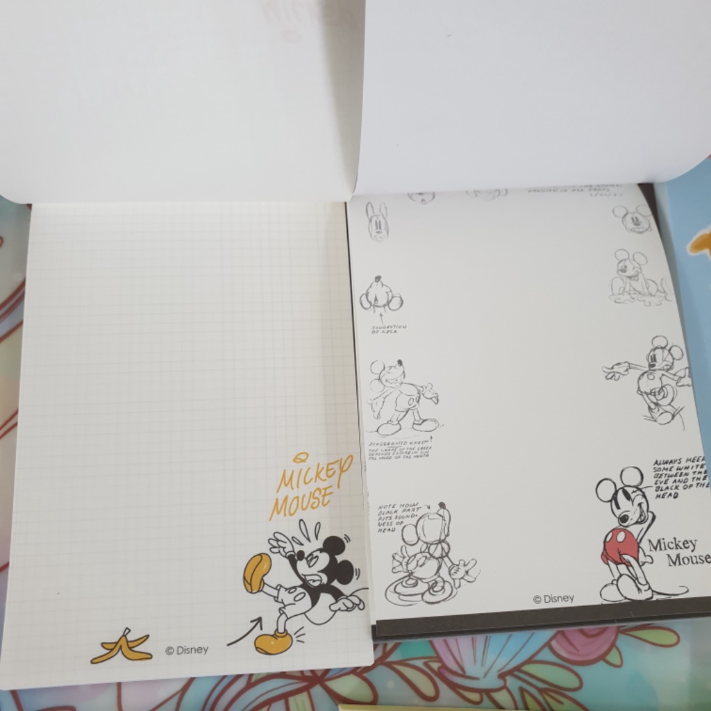 Disney 60k Notebook Alice Note Paper Pooh Mickey Stitch Dumbo Princess ...