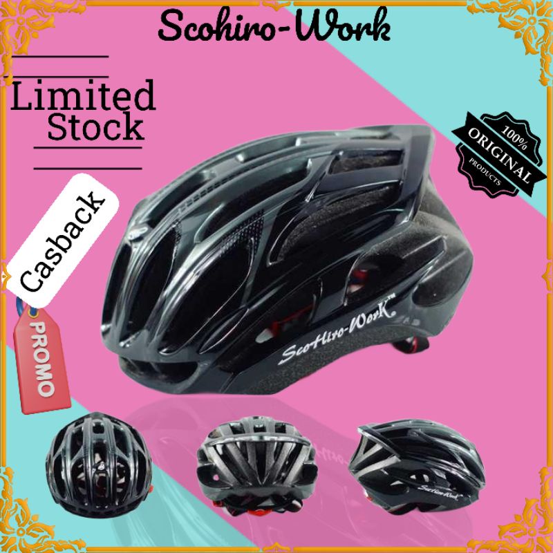 Scohiro WORK Bicycle Helmet Ultralight Cycling Bike Cap STT01 Original Shopee Singapore