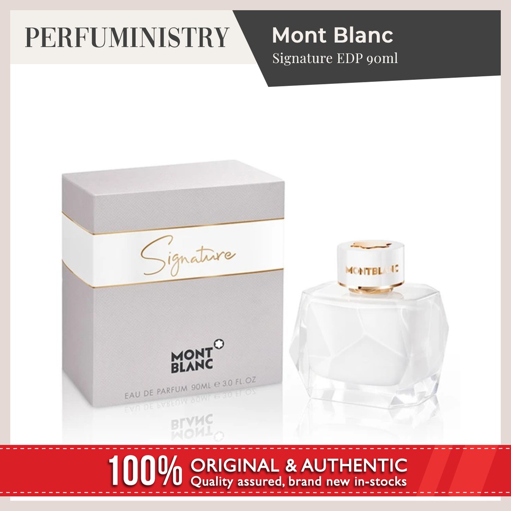 🇸🇬 Perfuministry Mont Blanc Signature Edp For Women Tester Perfume Fragrance Shopee 8700