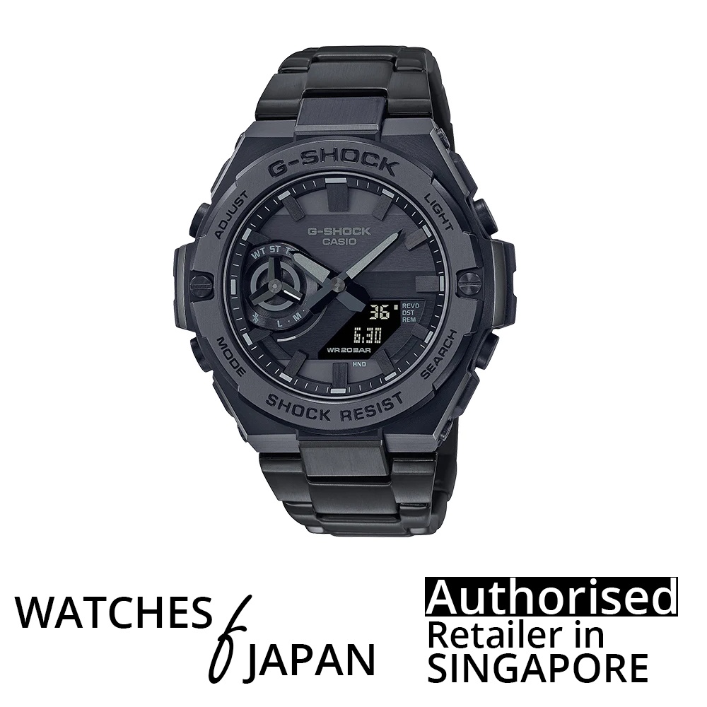 G shock hot sale steel band