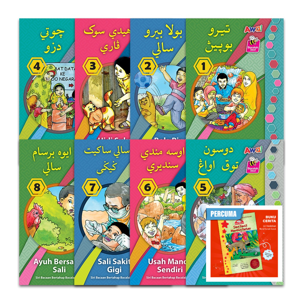 Gradual Reading Book Package Read Jawi - Jawi Writing | Shopee Singapore