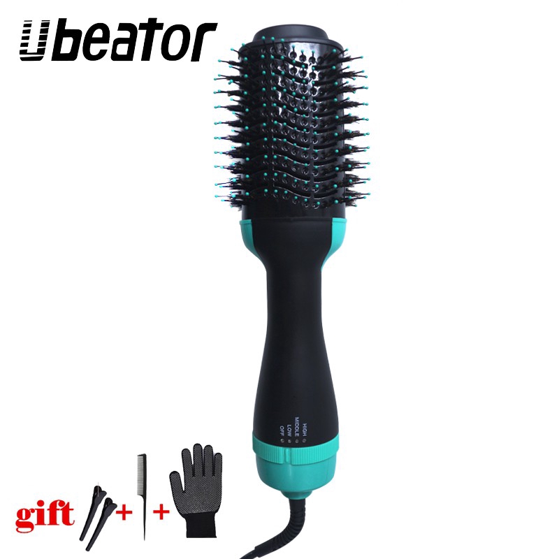 Ubeator Hair Dryer Blow Dryer Hair Curling Iron Rotating Brush 2 IN 1