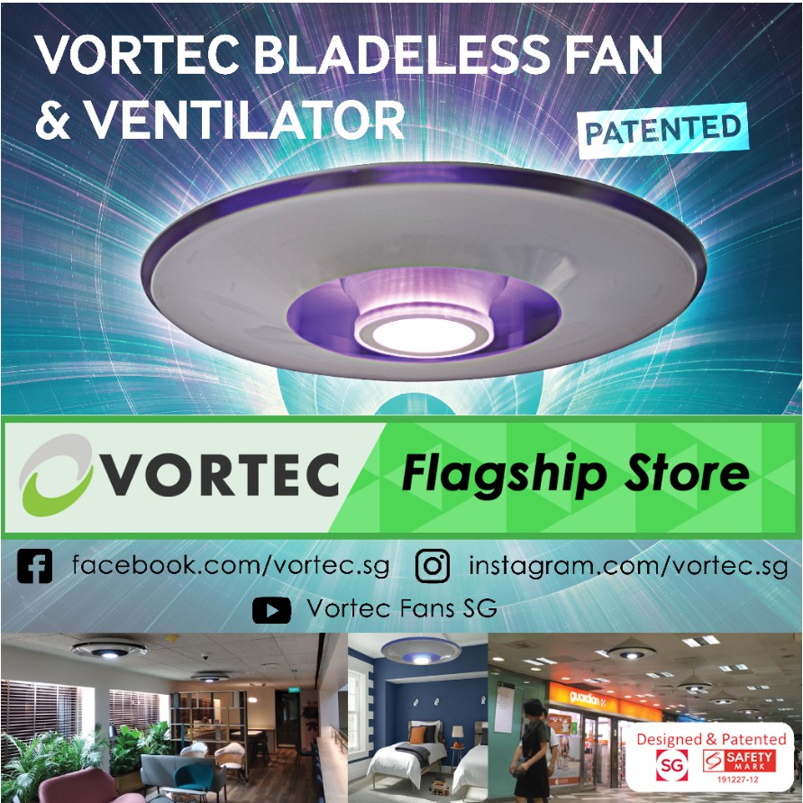 Bladeless Ceiling Fan Singapore Shelly Lighting