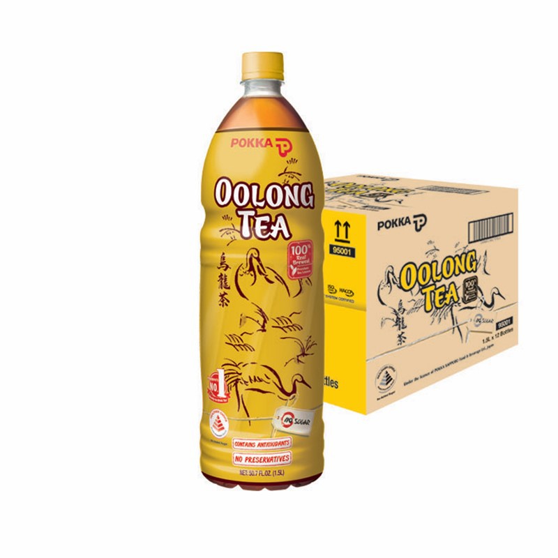 Pokka Oolong Tea No Sugar (12 x 1.5L) Case Shopee Singapore