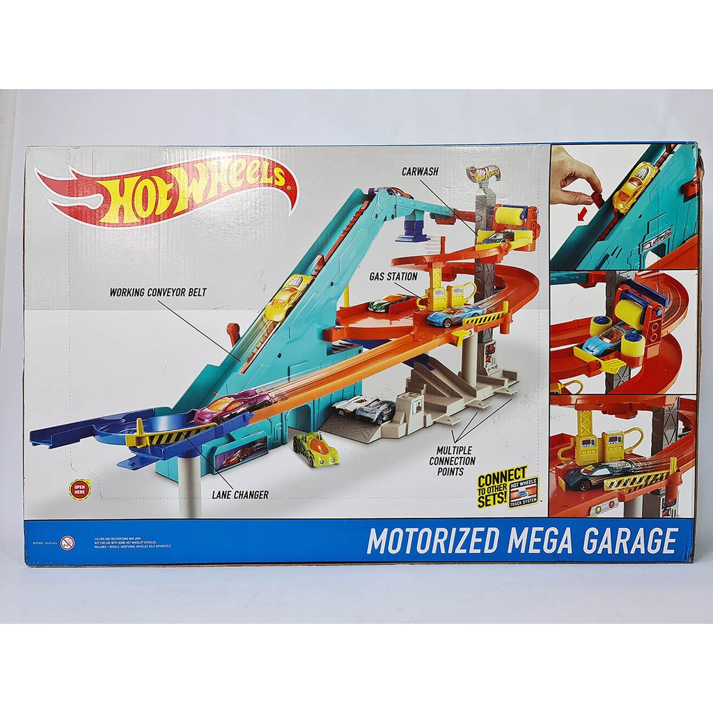 Hot wheels motorized mega garage on sale