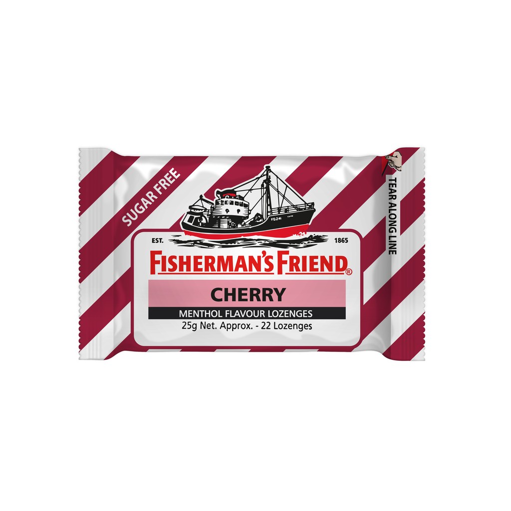 Fisherman'S Friend Sugar Free Cherry 25G GBAXD [Malaysia] Shopee