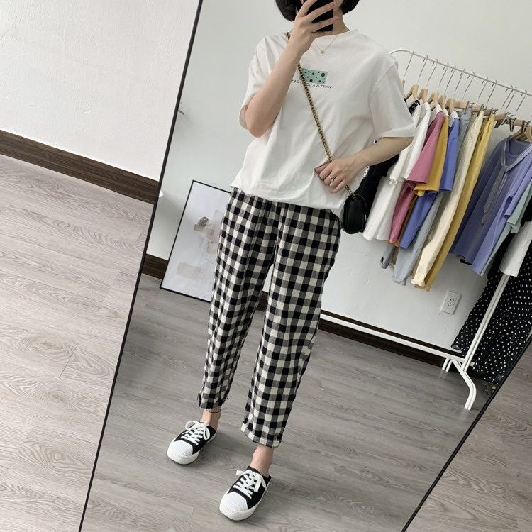 Checkered on sale pants shopee