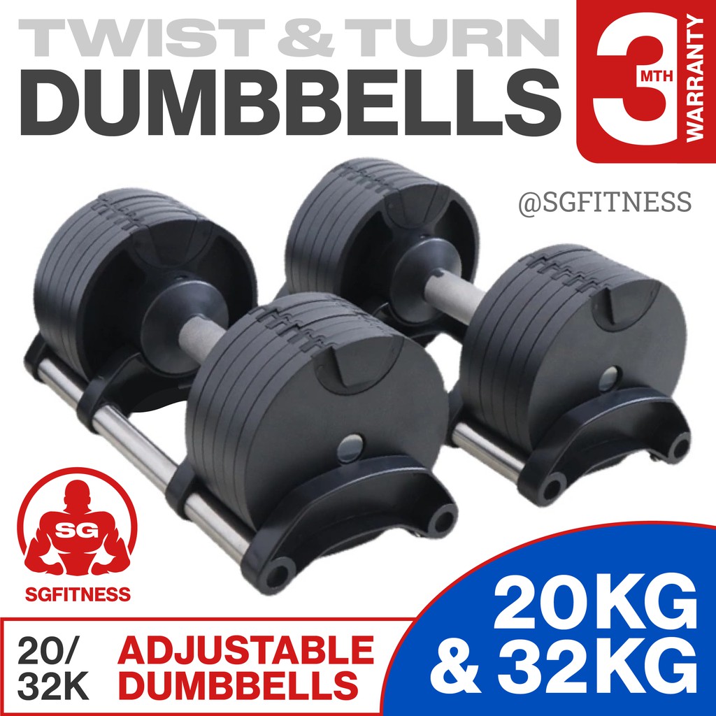 [INSTOCK] Smart Flexbell Adjustable Dumbbells / Home gym dumbbells