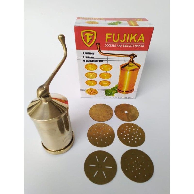 Fujika Brass Coconut Root Mold Fujika Cookies Biscuits Maker Gold ...
