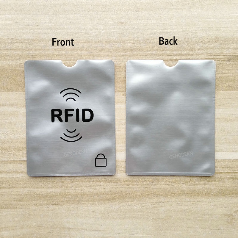 RFID Passport Cover Card Case Thickened Card Case Aluminum Foil ...