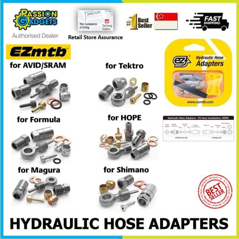 EZMTB Hydraulic Hose Adapters Sram Avid Brake adapter Connector Bike