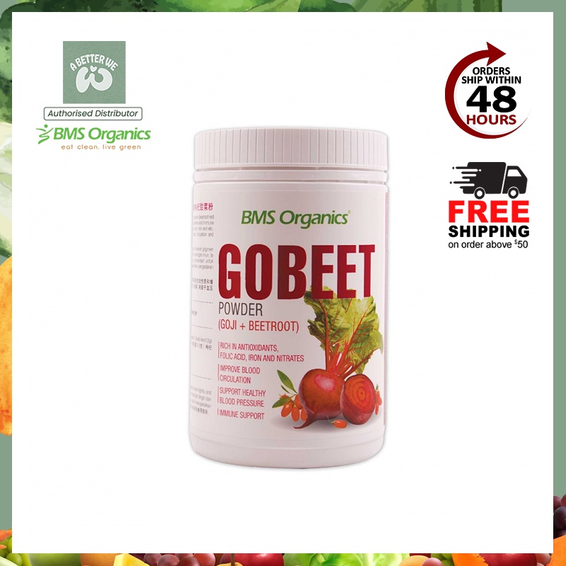BMS Organics - GoBeet Powder (Goji + Beetroot) (150g) | Shopee Singapore