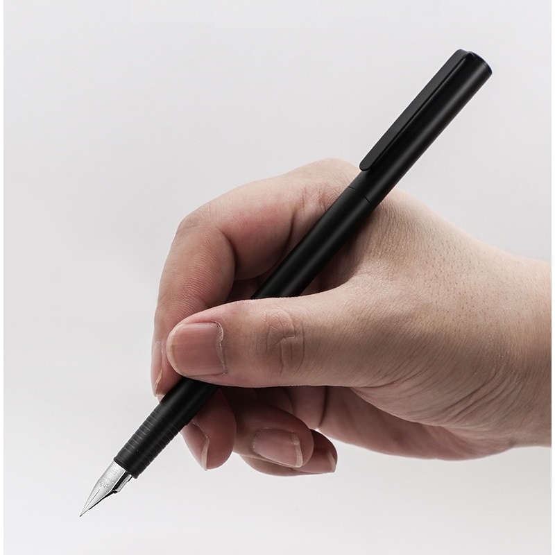 PenLab Jinhao 65 Fountain Pen Matte Black All Steel Barrel Extra Fine ...