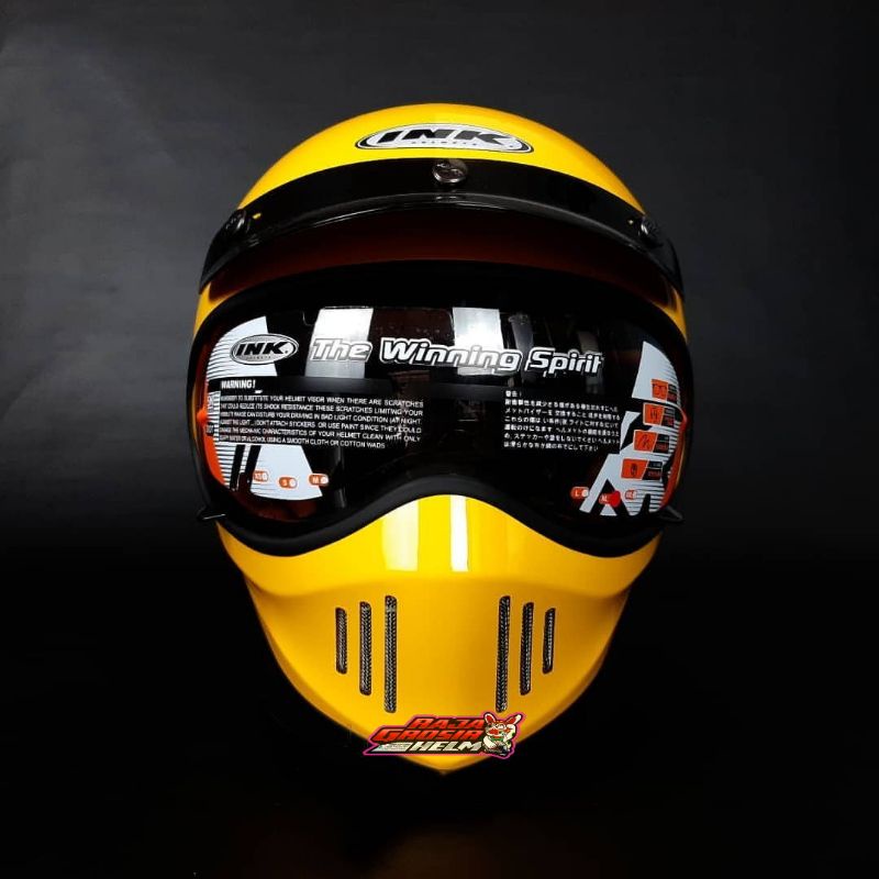 Original INK TROOPER YELLOW HELM CAKIL FULL FACE INK TROOPER CRYMSON ...