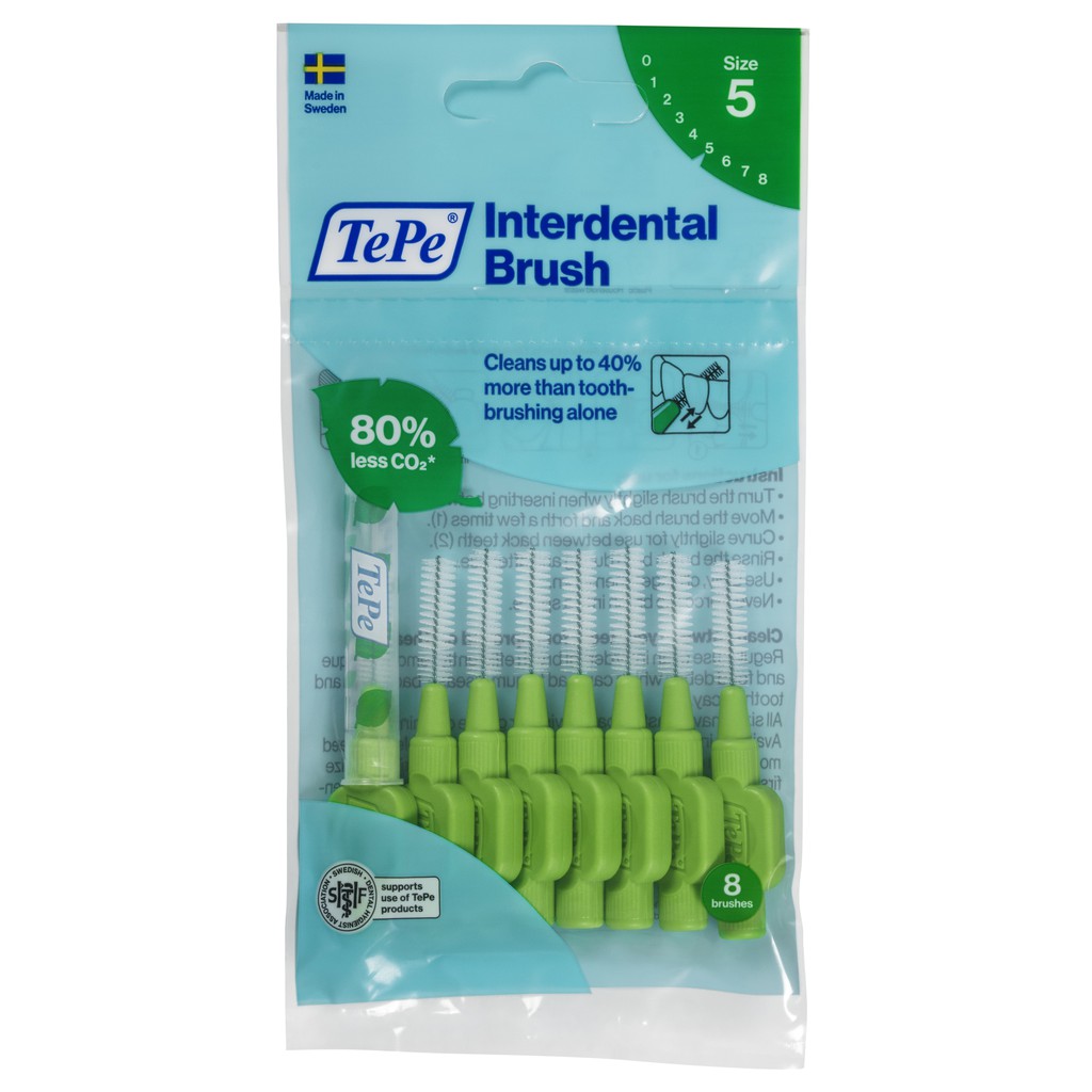TePe Interdental Brush Original SOFT (8pcs/pack) | Shopee Singapore