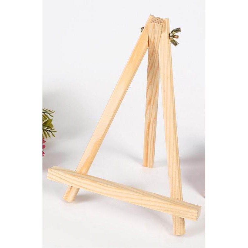 18x24cm Wooden Easel Wooden Tripod Easel wood Stand Portable Display ...