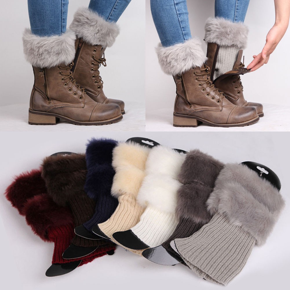 Fur boot toppers cuffs best sale