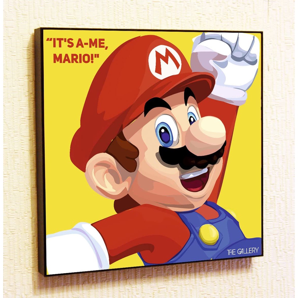 Mario Comics Super Hero Motivational Quotes Wall Decals Pop Art Gifts