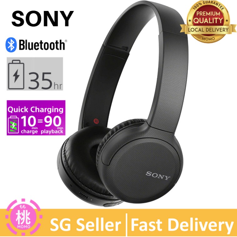 Sony WH-CH510 Wireless Bluetooth outlet Headphones with Mic, 35 Hours Battery Life