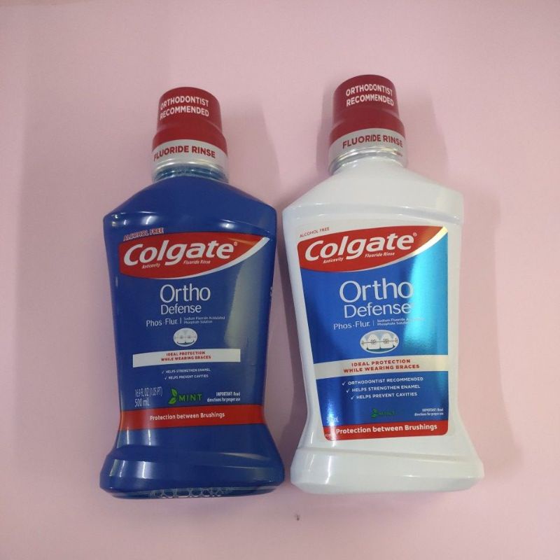 Colgate Phos Flur Anti Cavity Fluoride Rinse Ortho Defense, Braces ...