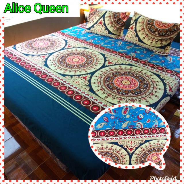 Bed Sheet 160x200 180X200 ALICE QUEEN Bed Sheet BATIK Bed Sheet MODERN