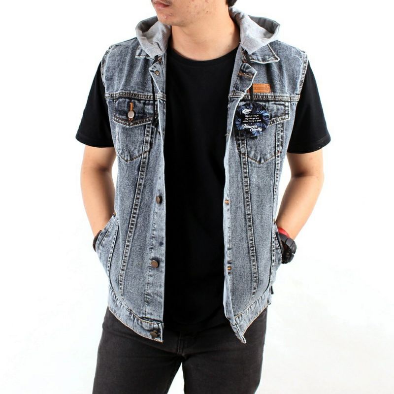 Vest jeans top