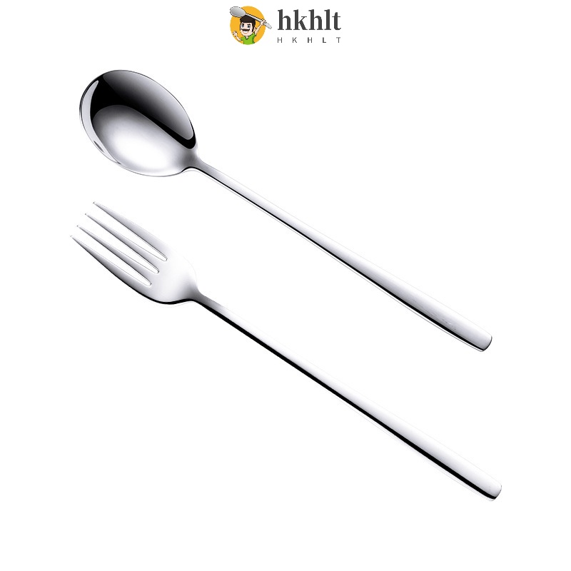 Stainless Steel Metal Dinner Spoon And Fork Cutlery Korean Spoons Forks