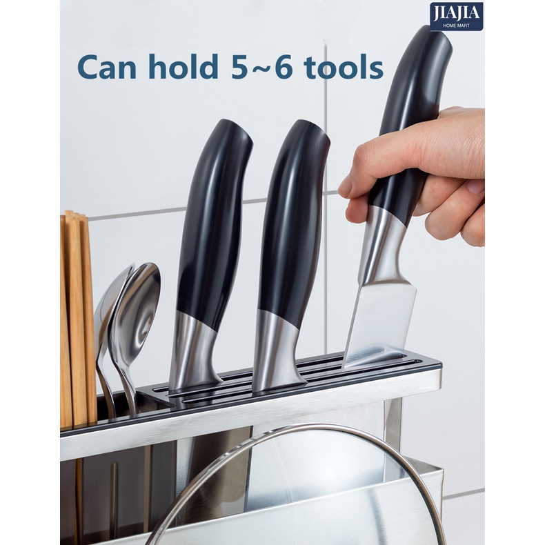 Knife holder stainless steel kitchen chopsticks cage integrated pot ...