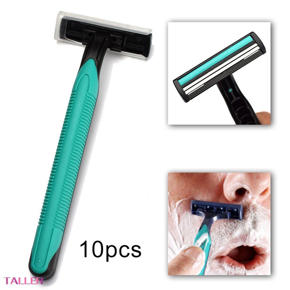 10pcs Disposable Unisex Travel Manual Razor Shaver Leg Hair Armpit Hair ...
