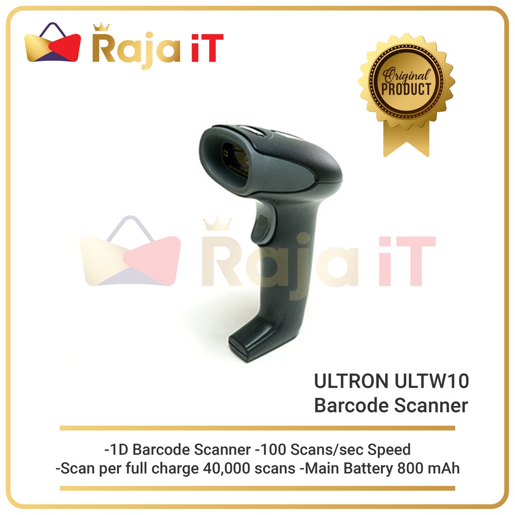 Ultron Barcode Scanner Wireless 1D ULT W10 ULTW10 USB Dongle Receiver ...