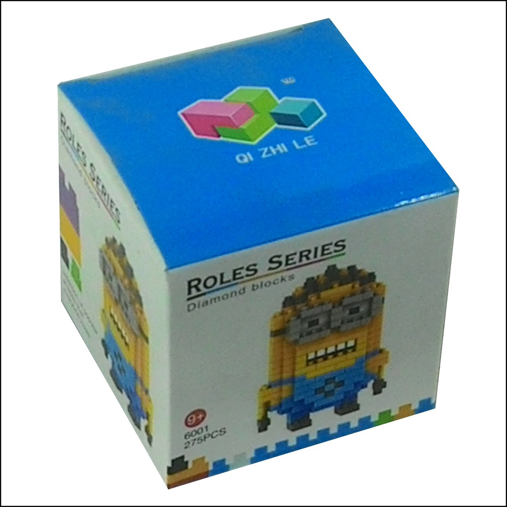 Lego mini block minion minions miniblock roles series diamond blocks ...