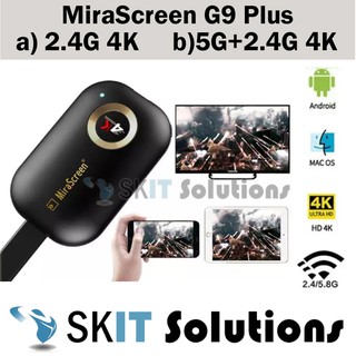 4K WiFi Display Dongle, G4 Plus 2.4G Wireless HDMI Adapter TV Stick  Streaming Media Player Dongle for Android/iOS/Windows/Mac OS 