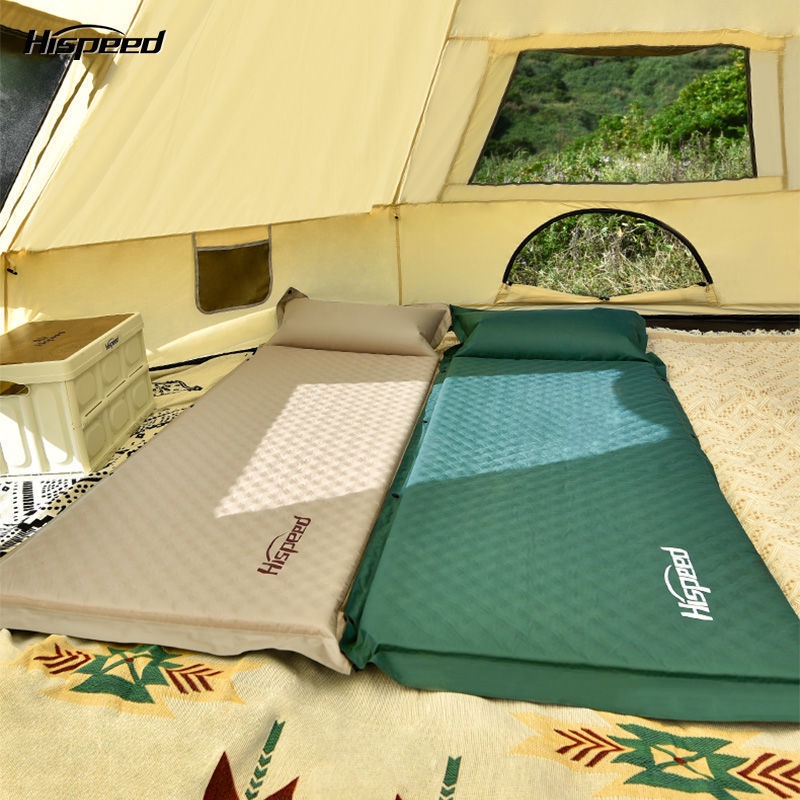 Camping Bed Automatic Inflatable Mattress Outdoor Air Cushion Tent Floor Mat Beach With Pillow Sho Singapore