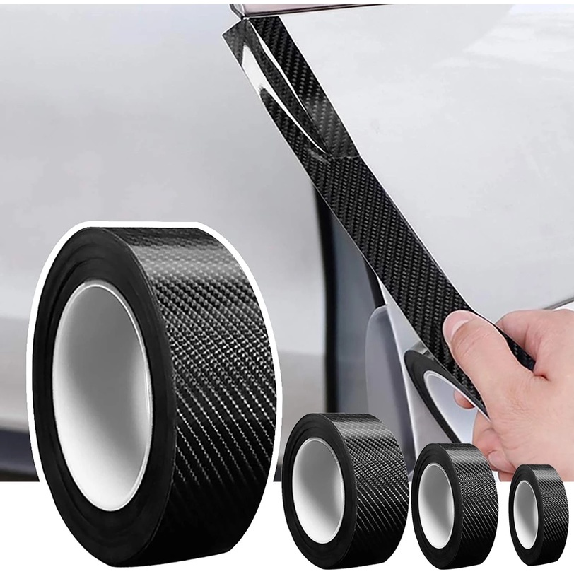 5D Car Width Carbon Fiber Adhesive Tape / Auto Anti Collision Protector